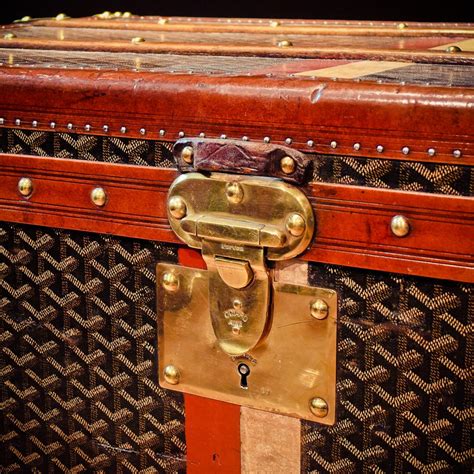 Vintage Goyard Steamer Trunk 